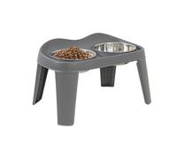 Générique Elevated Dog Bowls, Double Food Water Feeder, Folding Dog Bowl Holder, Anti-Slip Dog Feeder, Raised Food Bowls for Dogs, Small Medium Dog Feeding Station