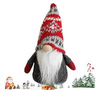 Générique Elves for the Holidays - Handmade Figures & Dolls | Gnomes Figurines for Christmas, for Home Garden Indoor Window Table Party Halloween Office Action