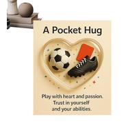 Générique Encouragement Greeting Card, Heart Shaped Pocket Card, Encouragement Greetings For Business Travel Home Outdoor School Men Women Teenagers Sports