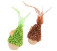 Générique Enrichment Toys for Catnips, 2 Pieces Ball Shaped Toy, Interactive Cat Fun with Catnip - for Kitchen, Living Room, Room
