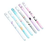 Générique Erasable Gel Pens, Portable Signature Pen | 0.5mm Cat Pattern Note Taking Tools for Students Writers Meetings Classroom