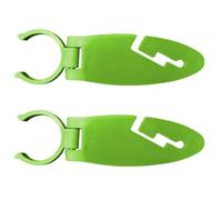 Générique Expandable Paddle Board Clamp - 4.33 x 1.3 inch ABS End Clip, 2 Pack Quick Fasten Holders, Secure Locking Accessory | Water Sport Equipment for Youth Mom Dad Boys Girls Cyclists Golfers