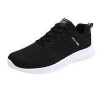 Générique Fashion and Sport Shoes for Men Basketball Man Sports Shoes Men Basketball Running Man Multicolor Tennis Casual Comfort Breathable No Laces Mesh Shoe, Green 1, 9 UK
