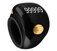 Générique Finger Counter - Finger Tally Counter with Electronic Digital Display | Portable Manual Counting Tool, Rotating Digital Tasbeeh for Meditation, Relaxation, Active Fingers