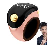 Générique Finger Counter - Finger Tally Counter with Electronic Digital Display | Portable Manual Counting Tool, Rotating Digital Tasbeeh for Meditation, Relaxation, Active Fingers