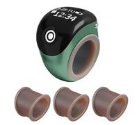 Générique Finger Counter - Lightweight and Accurate Ring Connected to Application - Manual Hand Counter - For Indoor Outdoor Counting Walking Golf Math Classroom, Se référer au descriptif, ABS+