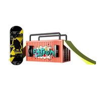 Générique Finger Skateboards - Finger Skateboard Kits Versatile Skateboard Toy, Unique Training Boards for Adults | Bite Ramp Set, J