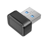 Générique Fingerprint Scanner, Finger Printing Logger, Fast Matching Biometric Scan, Compact Touch Recognition Portable USB 360 Degree Security Device Login for Laptop, 0.81 x 0.67 x 0.05 inches