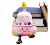 Générique First Birthday Cake Toy - Musical Plush with Happy Birthday Melody, Adorable Cake Shaped Design | Manual Soft Singing Birthday Companion Party Toy
