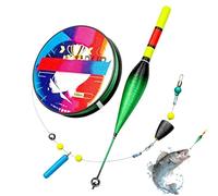 Générique Fishing Floats, Wear-Resistant and Lightweight | White Fishing Floats with Line for Beginner Fishermen Men Outdoor Saltwater Kayak Lake River