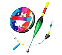 Générique Fishing Floats, Wear-Resistant High Visibility | Pre-Knotted Fishing Line Set with Float, for Beginner Fishermen Men Outdoor Saltwater Kayak Lake River