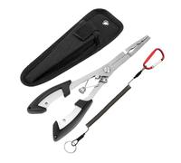 Générique Fishing Pliers and Unhook - Multifunctional Stainless Steel Wire Cutter | Tapered Spout Hook Puller | for Fisherman Boats River Lake Sea