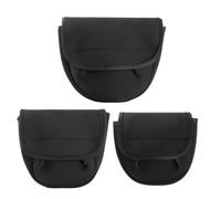 Générique Fishing Reel Cover, Adjustable Thick Box | 3 Pieces Fly Reel Storage Case | for Fishermen Reef Shore Dock Outdoor Boat Beach Lake Rivers Coastal Water