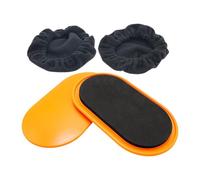 Générique Fitness Sliders | Oval Shape Exercise Sliders - for Indoor Daily Routine, Home Gym, Floor, Bedroom, Women and Men