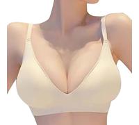 Générique Fleece Leggings M Wireless Bra for Women No Underwire Seamless Full Coverage Comfortable Soft Padded Bra for Girls Ski Days Set, khaki, L