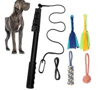 Générique Flirt Pole for Dogs - Extendable Pet Teaser Stick, Durable Dog Toy | Dog Rod Trainer, Against War Fighting Agility Tool, Enriched Toy