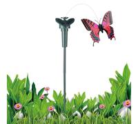 Générique Fluttering Solar Butterfly - ABS 14.96 inches 102g | Tourist Craft Item Garden Ornament | Solar Butterfly Decor and Random Butterflys Color for Outdoor Garden Patio
