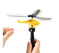 Générique Flying Toys for - Helicopter Airplane Gadgets,Traction Line Flying Toy | Party for Boys, Class Award for Outdoor Park, School, Indoor Lounge, Entertainment