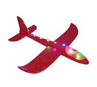 Générique Foam Planes for - 48cm Luminous Airplane, Easy Assemble Flying Glider, Durable and Safe Toy | Outdoor Play for And Adults, Travel, Camping, School Yard