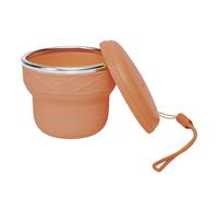 Générique Foldable Cup with Lid Outdoor Mug 200ml | Portable Mugs For Women Men Tourists Campers Hikers Fishermen Hiking With Backpack Fishing On Road Beach