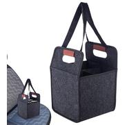 Générique Foldable Tote Bag, Handy Multi Carry Bag, Heavy Duty Carry Organizer with Handles | for Picnic Travel on the Road Coffee Grocery Travel Work Outdoor