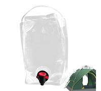 Générique Foldable Water Bag - 5.5L Waterproof Outdoor Water Storage with Handle and Easy Fill Opening | for Hiking, Car Travel, Picnic, Survival Kits, Voy
