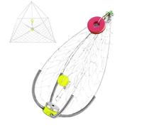 Générique Folding Crab Trap, Steel Fishing Cage Fish Trap - for Salty and Fresh Water Crabs Shrimp Lobsters Crayfish from Beach Deck Dock Lake