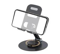 Générique Folding Phone Holder, Mobile Phone Holder - Tabletop Smartphone Table Holder, Adjustable Height and Angle Folding Mobile Phone Holder for Office