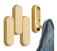 Générique Folding Wall Hooks - Foldable Coat Hooks for Garage, 4 Pieces Decorative Towel Rack for Hats Bathroom and Entryway