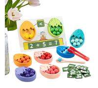 Générique for Counting | Educational Activity Clip Beads - Color Sorting Activity for Math Learning for Kindergarten, Classroom and Home