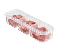 Générique Fridge - Boxes with Lid and Compartments | Layered Storage for Fridge, Yogurt, Meal Prep, Fruit, Green Onions, Ginger,
