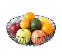 Générique Fruit Basket for Kitchen Worktop - Serving Tray Organizer | Wire Basket | for Fruits, Vegetables, , Home, Parties
