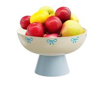 Générique Fruit Dish - Vegetable Tray with Built-in Drainer - Decorative Basket Drainer for Kitchen, Living Room, Office, Home, Country, Picnic, Outdoor Camping