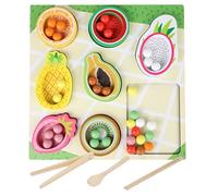 Générique Fruit Theme Color Matching Game | Interactive Educational Toy for Motor Skills Development and Imitation Play - Fruit Stacking Toy for Kitchen