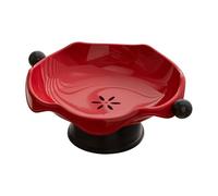 Générique Fruit Tray with Modern Raised Base and Drainer | Serving Tray for Receptions, for Chocolate, Dessert, Cake, Home, Kitchen, Living Room Bath