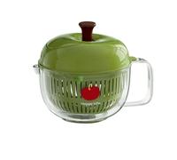 Générique Fruit Washer, Crank Cleaning Container - Fruit Washing Bowl with Strainer | for Fresh Products Salad Berries Kitchen Home Farm Camping and Picnic