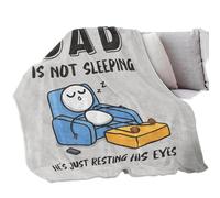 Générique Funny Blanket Dad Don't Sleep Bed Throw