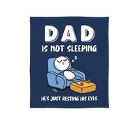 Générique Funny blankets for dad, throws dad does not sleep, soft and warm blankets | for men fathers grandpa birthday parties Thanksgiving office home living room bedroom study