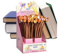 Générique Funny Pens | 48 Pieces Capybara Shaking Writing Pens - 0.5mm Tip for School Study University Home Work Girls Boys