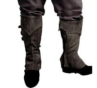 Générique Gaiters Costume | Adjustable Knight Boot Gaiters - Costume Accessories for Campfire Goth Cosplay Stage Performance Party Festival Autumn Halloween Holiday, brown, Se référer au descriptif