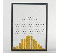 Générique Galton Board Experimental Template, Office Galton Board, Probability Demonstration Model, Physics Laboratory Pedagogical Tool, for Study Textbooks