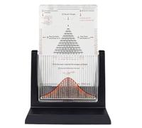 Générique Galton Board Office Probability Demonstration Model Effective Statistical Law Experimentation Tool Scientific Desk Decoration with Bell Curve