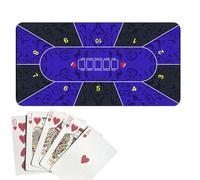 Générique Game Table Cover, Poker Table Cover - Holdem Poker Mat 120 x 60 cm - Card Covers, Table Mat, Top Mat for Party, Fundraising, So