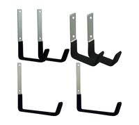 Générique Garage Hooks | 6 Pieces Space-Saving Heavy Duty | Wall Mounted Hooks for Shed and Garage, for Shed, Attic, Laundry Room Tools Garden Tyre, Chainsaw, Shovel, Chair Garden