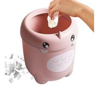 Générique Garbage Can, Waste Storage, Small Room Cute Dinosaur Trash Bin Open Functional Compact, Waste Organizer Basket for Under Table, Kitchens, Office, Kids' Rooms, Durable and Decorative