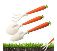 Générique Garden Tools for Carrot Handle Shovel Rake Gardening Equipment Planting Digging and Play in the Garden, Lawn and Yard