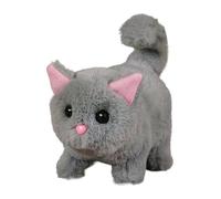 Générique Gatto Robot - Elettronico Robot - Robots Gatto Plush - Cat Elettronico Realistico Di Plush | Giocattolo Interattivo A Forma Di Gattino Robots per Bambini, Ragazzi E Ragazze Giocattolo