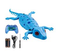 Générique Gecko Reptile Crawling, Remote Control 2 Light Modes Fun Reptation Game, Robot Toys for Climbing Gecko - Girls Boys Girl Boy Educational Gift