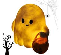 Générique Ghost Night Light Table Lamp | Ghost Decor for Bedroom Living Room Halloween Room