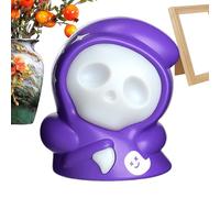 Générique Ghost , Rechargeable LED | Interactive Decoration with Roll-Up Wheels for Office, Bedroom, Night Table, Wall, Bathroom, Hallway, Home